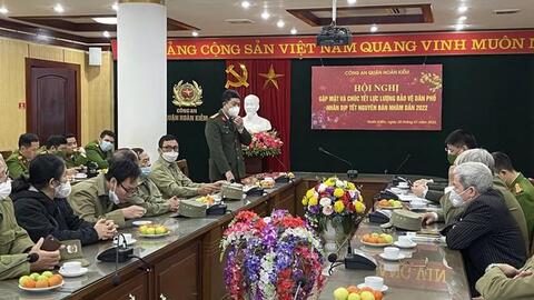Công an quận Hoàn Kiếm tri ân những đóng góp của lực lượng Bảo vệ dân phố