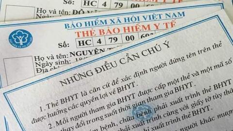 Cấp thẻ bảo hiểm y tế mẫu mới cho người tham gia