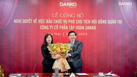 Bà Trần Thị Thu Thủy được bầu làm Phó Chủ tịch Hội đồng Quản trị Danko Group