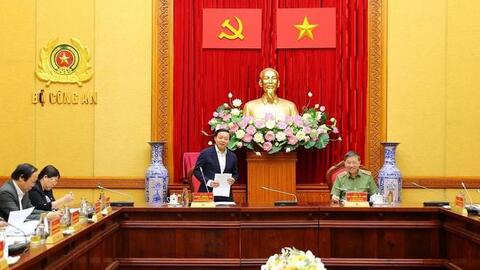 Tăng cường phối hợp về mọi mặt giữa Bộ Công an và Bộ Tài nguyên - Môi trường