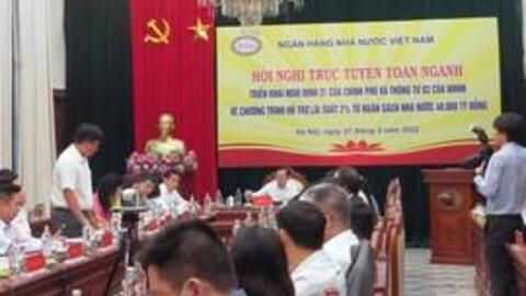 Tăng trưởng tín dụng đến 20/5 đạt 7,66%, gấp đôi cùng kỳ 2021