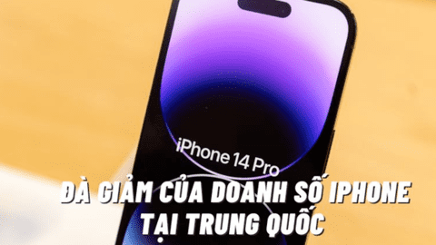 Apple đối mặt với cơn đau đầu mới: Doanh số iPhone giảm tại Trung Quốc