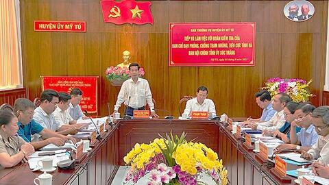 Sóc Trăng: Triển khai đồng bộ, hiệu quả các giải pháp phòng ngừa tham nhũng