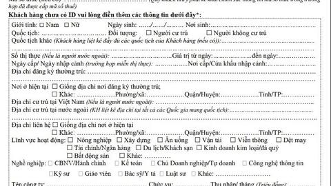 Ngân hàng phải hủy bỏ thông tin cá nhân khi có yêu cầu của khách hàng