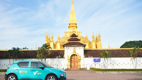 Taxi của tỷ phú Phạm Nhật Vượng chính thức hoạt động tại Lào, dự kiến nâng lên 1.000 xe