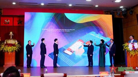 Đảng ủy khối các cơ quan Trung ương khai trương Sổ tay đảng viên điện tử