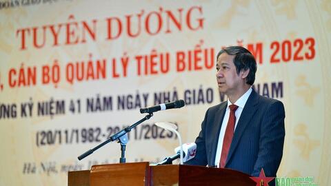 Tuyên dương 200 nhà giáo tiêu biểu toàn quốc năm 2023