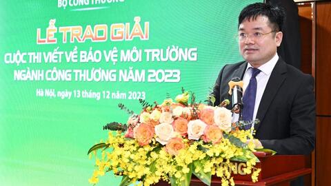 Trao giải cuộc thi viết về bảo vệ môi trường ngành Công Thương năm 2023