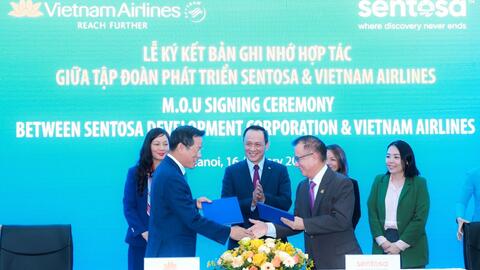 Vietnam Airlines hợp tác kích cầu du lịch giữa Việt Nam và Singapore