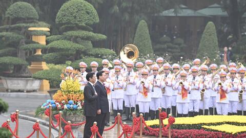 Chủ tịch nước Võ Văn Thưởng chủ trì lễ đón Tổng thống Philippines thăm cấp Nhà nước tới Việt Nam