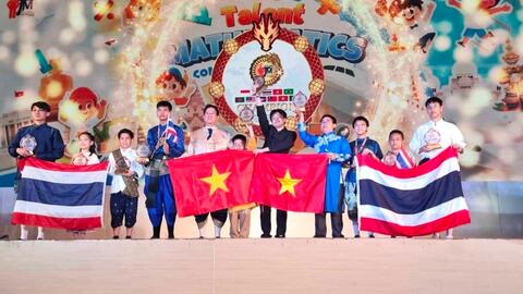 72 học sinh đoạt huy chương “Tìm kiếm tài năng Toán học quốc tế”