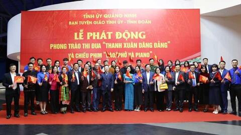 Quảng Ninh phát động Phong trào “Thanh xuân dâng Đảng”