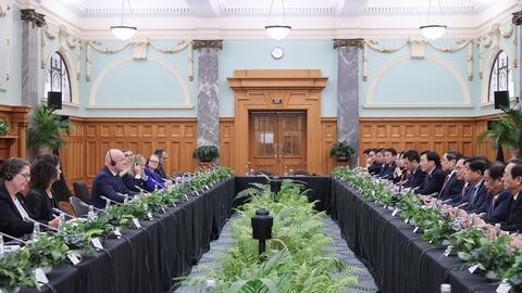 Thủ tướng Chính phủ Phạm Minh Chính hội đàm với Thủ tướng New Zealand Christopher Luxon