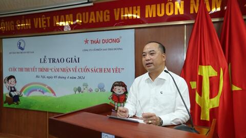 Lễ trao giải cuộc thi thuyết trình “Cảm nhận về cuốn sách em yêu”