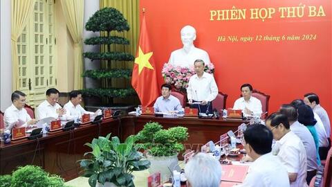 Chủ tịch nước Tô Lâm chủ trì phiên họp thứ ba Ban Chỉ đạo Tổng kết 40 năm đổi mới