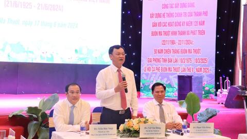 Chủ tịch TP Buôn Ma Thuột: Báo chí luôn đồng hành cùng sự phát triển địa phương