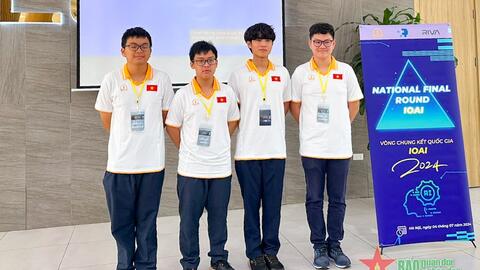 Học sinh Hà Nội đại diện Việt Nam thi Olympic quốc tế trí tuệ nhân tạo