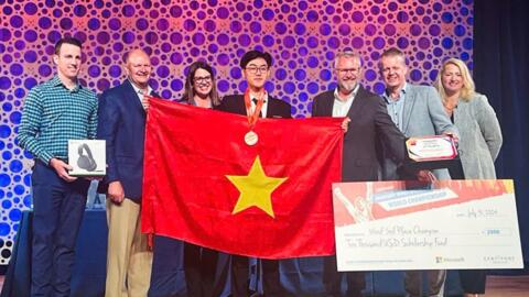 Việt Nam giành 2 huy chương tin học, thiết kế đồ họa thế giới