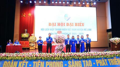 Đồng chí Đỗ Hoàng Việt tái cử Chủ tịch Hội LHTN huyện Mê Linh
