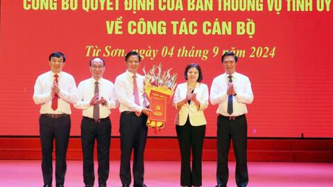 Ông Lưu Đình Thực giữ chức Bí thư Thành ủy thành phố Từ Sơn