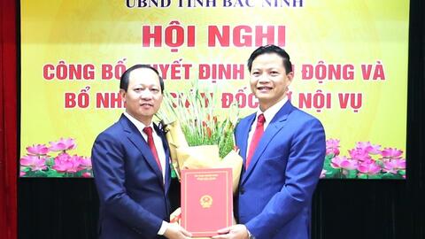 Bắc Ninh: Bí thư Thị ủy Quế Võ làm Giám đốc Sở Nội vụ