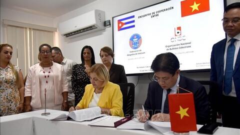 Việt Nam và Cuba ký kết thỏa thuận trong lĩnh vực pháp lý