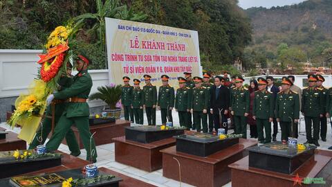 Sơn La khánh thành Nghĩa trang liệt sĩ, tử sĩ, Viện Quân y 6, Quân khu Tây Bắc