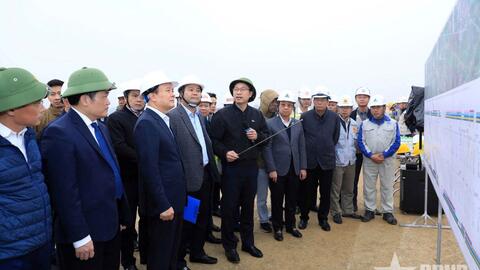 Không để chậm tiến độ thi công dự án Đường vành đai 4