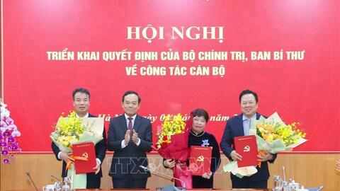 Điều động, bổ nhiệm 3 Phó trưởng Ban Chính sách, chiến lược Trung ương