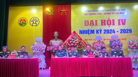 Hội Trường Sơn - Đường Hồ Chí Minh TP Hà Nội tổ chức Đại hội đại biểu lần thứ IV