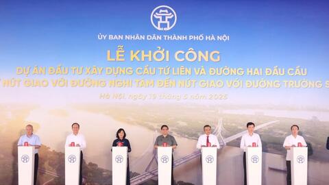 Quyết liệt GPMB, tăng tốc thi công dự án cầu Tứ Liên