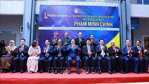 Hội nghị Cấp cao ASEAN: Thủ tướng Phạm Minh Chính phát biểu chính sách tại Đại học Quốc gia Malaysia