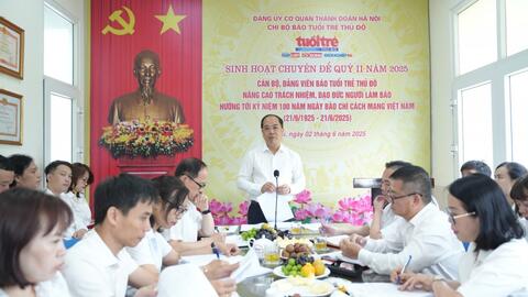 Báo Tuổi trẻ Thủ đô nêu cao trách nhiệm, đạo đức người làm báo