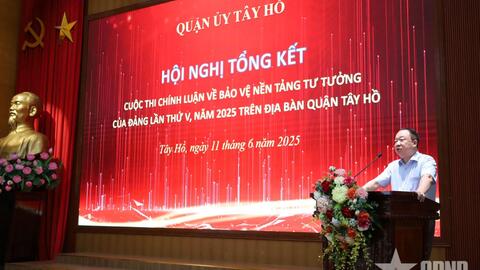 Quận Tây Hồ (TP Hà Nội): Lan tỏa cuộc thi chính luận bảo vệ nền tảng tư tưởng của Đảng