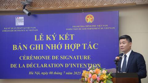 Việt Nam - Pháp: Tăng cường hợp tác, thúc đẩy trao đổi kinh nghiệm trong công tác thanh tra và phòng, chống tham nhũng