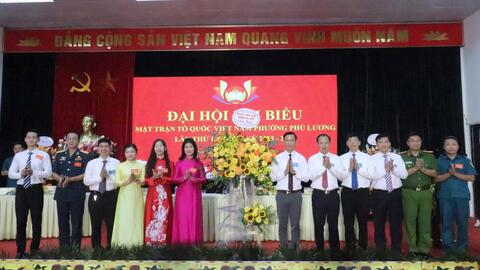 Đồng chí Tạ Thị Nhẫn giữ chức Chủ tịch Ủy ban MTTQ Việt Nam phường Phú Lương