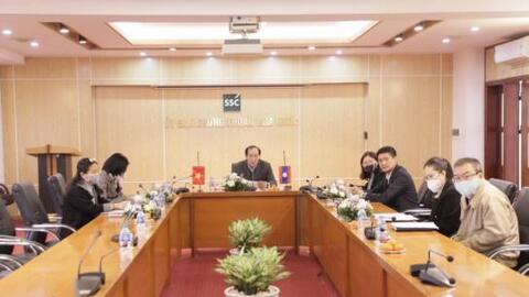 Ủy ban Chứng khoán Nhà nước Việt Nam và Ủy ban Chứng khoán Lào triển khai chương trình hợp tác năm 2022