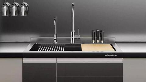 Xiaomi ra mắt tủ bếp kết hợp máy rửa bát, nghiền rác, lọc nước và bồn rửa, giá từ 21 triệu