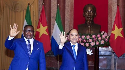 Tổng thống Sierra Leone và phu nhân kết thúc chuyến thăm Việt Nam