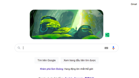 HOT: Hang Sơn Đoòng được Google tôn vinh trên trang chủ, kỳ quan thiên nhiên Việt Nam xuất hiện đầy tự hào!