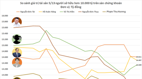 Cổ phiếu tăng giá đi ngược thị trường, Chủ tịch Nguyễn Đức Tài trở lại top 10 người giàu nhất sàn chứng khoán
