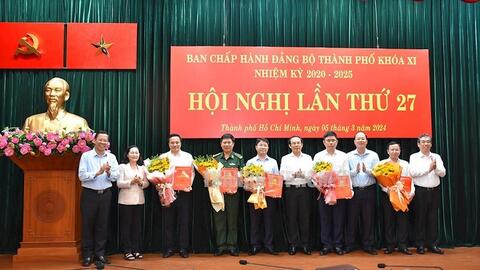 TP HCM có thêm 5 tân ủy viên BCH Đảng bộ nhiệm kỳ 2020 - 2025