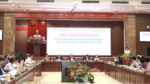 Gợi mở các định hướng, cơ chế, chính sách triển khai Luật Thủ đô