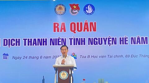 Sức trẻ Tài chính thắp sáng hè tình nguyện xuyên 10 tỉnh, thành