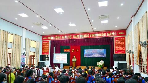 BTL Vùng CSB 1 tổ chức chương trình “Cảnh sát biển đồng hành với ngư dân” tại Hà Tĩnh