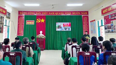 Tri ân thân nhân gia đình thương binh, liệt sĩ xã đảo Tiên Hải, tỉnh An Giang