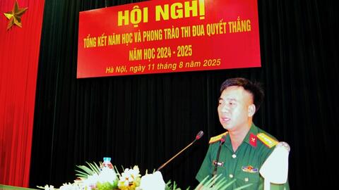 Trường Sĩ quan Pháo binh tổng kết năm học và Phong trào Thi đua Quyết thắng