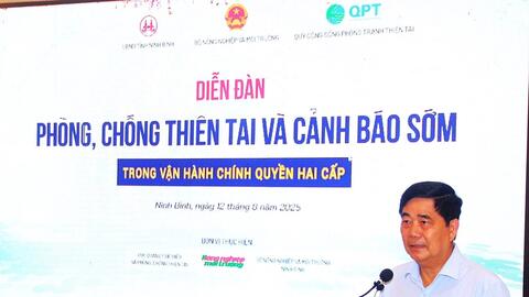 Phòng, chống thiên tai và cảnh báo sớm trong vận hành chính quyền hai cấp