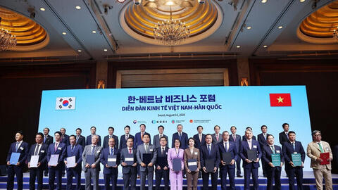 Nhiều thỏa thuận hợp tác công nghiệp, năng lượng Việt Nam - Hàn Quốc