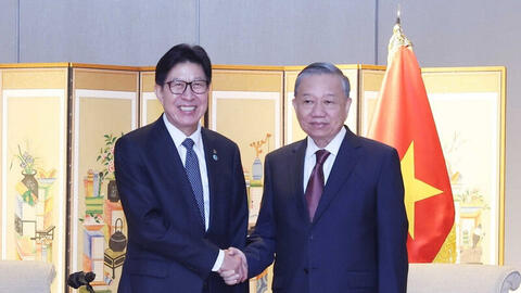 Tổng Bí thư Tô Lâm tiếp Thị trưởng thành phố Busan